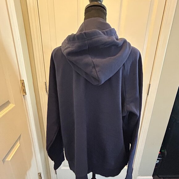 NWT women's Under Armour pullover hoodie in blue, size 2XL, - Picture 2 of 5